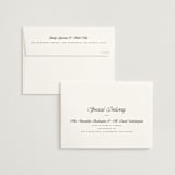 "Grand" - Save the Dates in Ivory by Melanie Kosuge - FREE Recipient Addressing