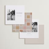 "Foursquare" - Save the Dates in Sand by Cindy Reynolds - Back of Card Options