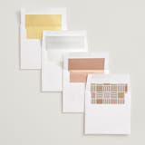 "Foursquare" - Save the Dates in Sand by Cindy Reynolds - Envelope Liner Options