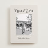 "Camellia" - Save the Dates in Tuxedo by Megan Davis - Front