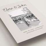 "Camellia" - Save the Dates in Tuxedo by Megan Davis - Detail