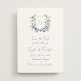 "wildflowers crest" - Save the Dates in Lavender by Cass Loh - Front