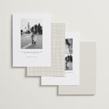 "Easy Lover" - Save the Dates in Cream by Helena Vitto - Back of Card Options