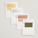 "Simple Gallery" - Save the Dates in Olive by Cleghorn Creative - Envelope Liner Options