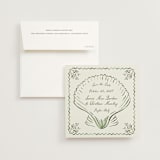 "Puglia" - Save the Dates in Algae by Pati Cascino - Save the Date with Envelope