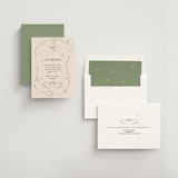 "The Swan" - Save the Dates in Olive by Helena Vitto - Assembled