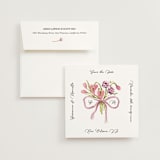 "Barolo" - Save the Dates in Deep Blush by Pati Cascino - Save the Date with Envelope