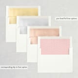 "Love In The City - Chicago" - Save the Dates in Denim by Erin Deegan - Envelope Liner Options