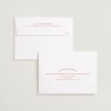 "Surrounding" - Save the Dates in Persimmon by Sarah Cohn - FREE Recipient Addressing