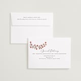 "Japanese Textile" - Save the Dates in Rose by Jennifer Holbrook - FREE Recipient Addressing