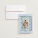 "Hydrangea Vines" - Save the Dates in Coastal by Madhvi Samimi - Save the Date with Envelope