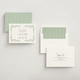 "Romantic Garden" - Save the Dates in Mint by Melinda Denison - Assembled