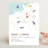 "Destination" - Save the Dates in Lilac Haze by leslie hamer - Front