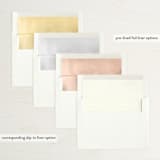"Destination" - Save the Dates in Lilac Haze by leslie hamer - Envelope Liner Options