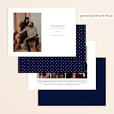 "Grand Date" - Save the Dates in Cotton by Sarah Brown - Back of Card Options