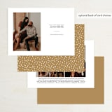 "Chicago Skyline" - Save the Dates in Gold Coast by Abby Munn - Back of Card Options