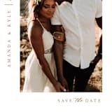 "Minimale" - Save the Dates in Frosting by Jessica Williams - Detail