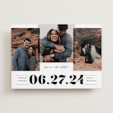 "Bold trio" - Save the Dates in Ivory by Creo Study - Front