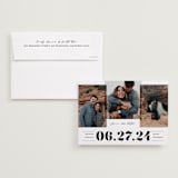 "Bold trio" - Save the Dates in Ivory by Creo Study - Save the Date with Envelope