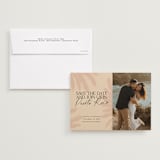 "Destination Dream" - Save the Dates in Sand by Inkblot Design - Save the Date with Envelope