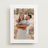 "Sweet Simplicity" - Save the Dates in Blush by Lauren Chism - Front