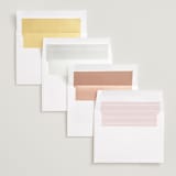 "Sweet Simplicity" - Save the Dates in Blush by Lauren Chism - Envelope Liner Options