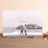 "About Our Love" - Save the Dates in Dark Olive by Eric Clegg - Front