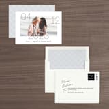 "Lucky Date" - Save the Dates in Snow by Simona Camp - Assembled