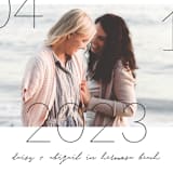 "Lucky Date" - Save the Dates in Snow by Simona Camp - Detail