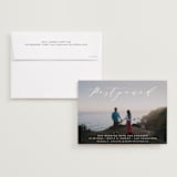 "Modern Elegance" - Save the Dates in Snow by Alexandra Dzh - Save the Date with Envelope