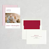 "float + celebrate" - Save the Dates in Maroon by Float Paperie - Assembled