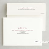 "float + celebrate" - Save the Dates in Maroon by Float Paperie - FREE Recipient Addressing