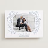 "Framed Florals" - Save the Dates in Sky by Robert and Stella - Front