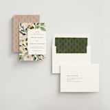 "petal toss" - Save the Dates in Cream by Angela Marzuki - Assembled
