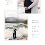 "modern duo" - Save the Dates in Taupe by Hooray Creative - Detail