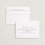 "Simple name" - Save the Dates in Pearl by Brooke Chandler - FREE Recipient Addressing