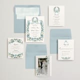 "Disney's Cinderella Fairytale" - Save the Dates in Bluebell by Susan Moyal - Matching Invitation Suite