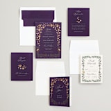 "Disney's Tangled Lanterns" - Save the Dates in Twilight by Simona Camp - Matching Invitation Suite