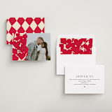 "Pair of Hearts from Disney's Alice In Wonderland" - Save the Dates in Ruby by Baumbirdy - Assembled