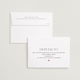 "Pair of Hearts from Disney's Alice In Wonderland" - Save the Dates in Ruby by Baumbirdy - FREE Recipient Addressing