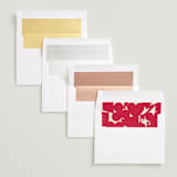 "Pair of Hearts from Disney's Alice In Wonderland" - Save the Dates in Ruby by Baumbirdy - Envelope Liner Options