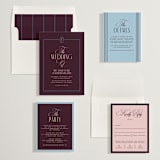 "sophisticate" - Save the Dates in Sea by Owl and Toad - Matching Invitation Suite