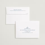 "Happy Day" - Save the Dates in Dusty Blue by Lucia Saisse - FREE Recipient Addressing