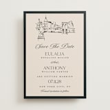 "NYC Skyline" - Save the Dates in Halo by Teju Reval - Front