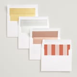 "Aperitivo" - Save the Dates in Grapefruit by Megan Davis - Envelope Liner Options