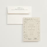 "Tahoe Lake" - Save the Dates in Cream by Sherley Ferreira - Save the Date with Envelope