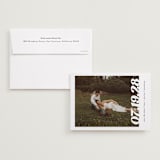 "Sidele" - Save the Dates in Pearl by Christie Garcia - Save the Date with Envelope