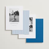 "Opening Titles" - Save the Dates in Lake by Robert and Stella - Back of Card Options