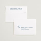 "Opening Titles" - Save the Dates in Lake by Robert and Stella - FREE Recipient Addressing