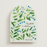 "Lily of the Valley" - Save the Dates in Mint by Claire - Front